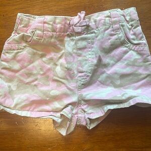 Wonder kids pink camo shorts